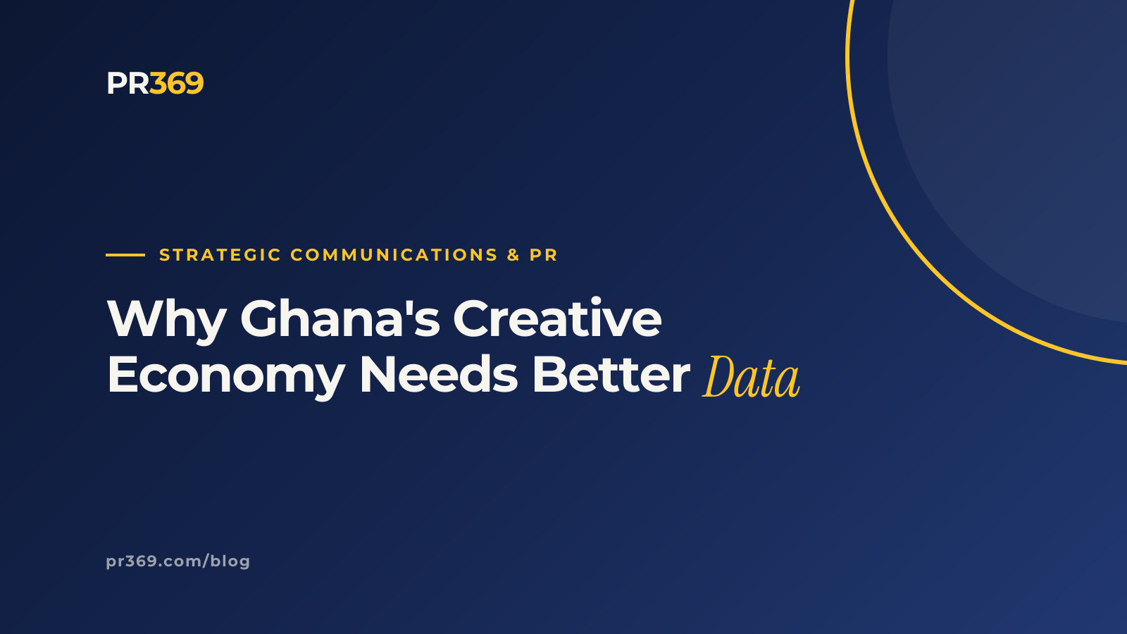 Why Ghana's Creative Economy Needs Better Data