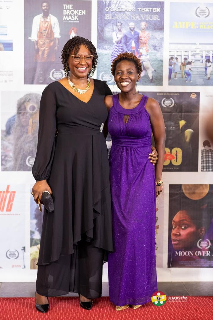With Juliet Yaa Asantewa Asante